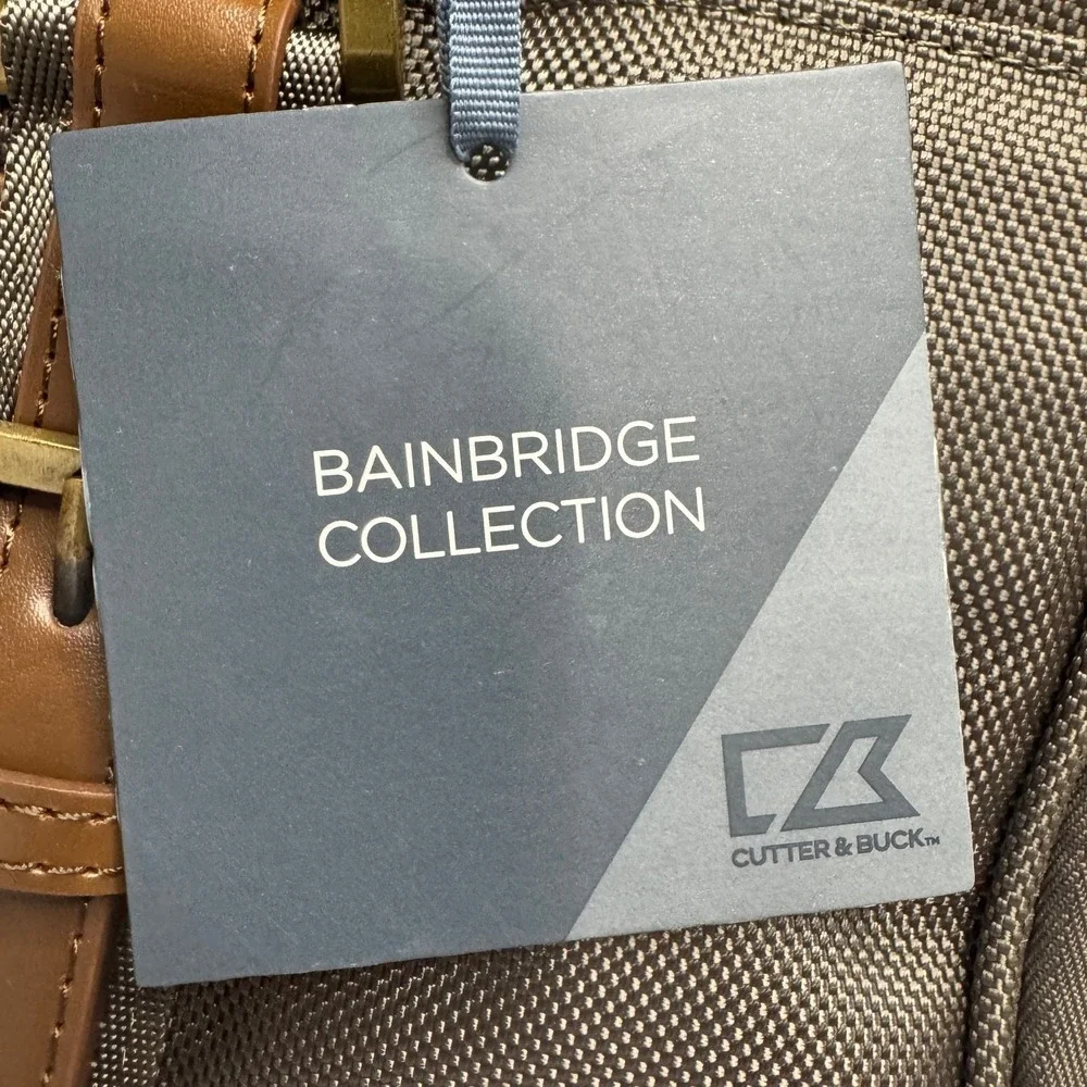 Cutter & Buck Unisex Laptop Messenger Bag Briefcase Brown‎ Tan 16